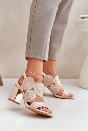 Heel sandals model 210710 Step in style