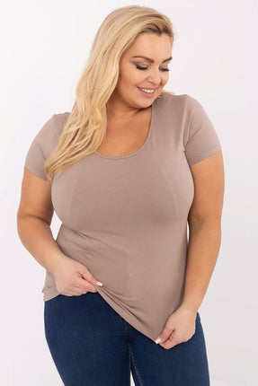 Plus size T-shirt model 211763 Relevance