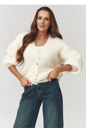 Cardigan model 219735 Makadamia