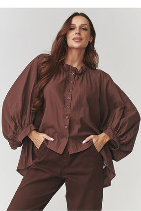 Shirt model 221046 Makadamia