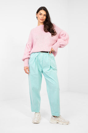 corduroy trousers model 224385 Italy Moda