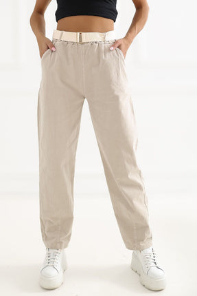 corduroy trousers model 226459 Italy Moda