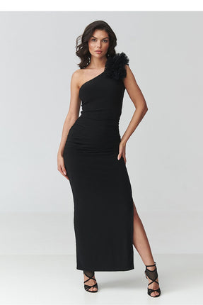 Long dress model 228320 Makadamia
