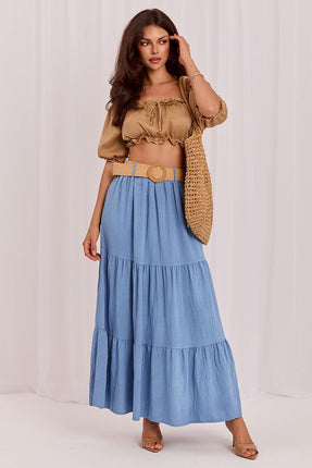 Long skirt model 229812 Italy Moda