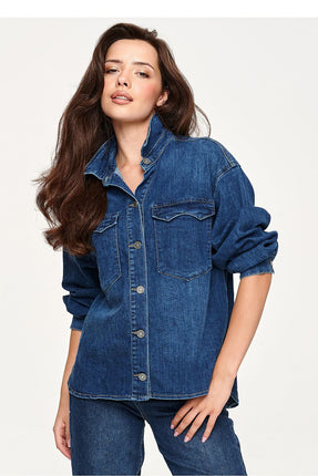 Long sleeve shirt model 230871 Makadamia