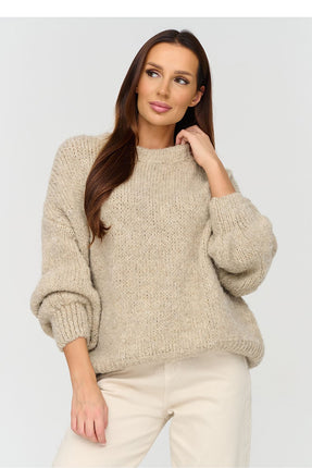 Jumper model 231987 Makadamia