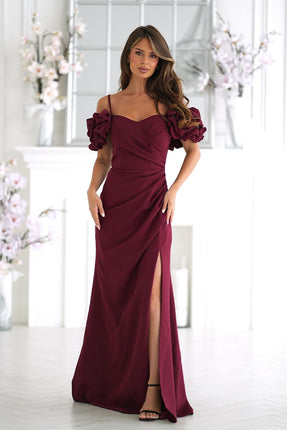 Long dress model 232801 Bicotone