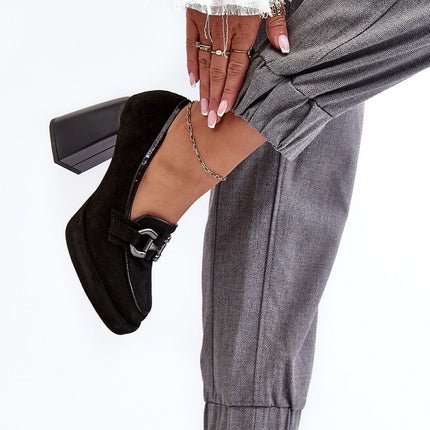 Block heel pumps Step in style