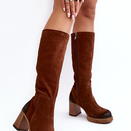 Heel boots Step in style