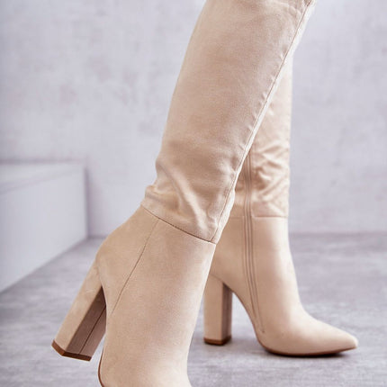 Heel boots Step in style