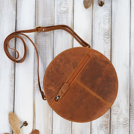 Natural leather bag Galanter