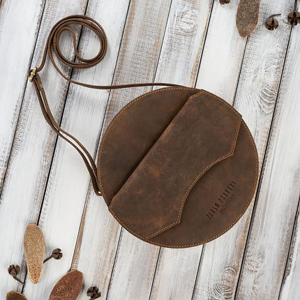 Natural leather bag Galanter