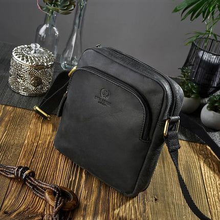 Natural leather bag Galanter