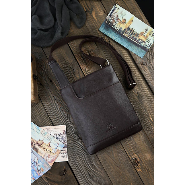 Natural leather bag Galanter