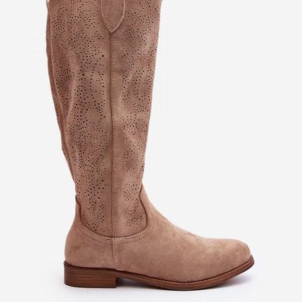 Open-work Boots Step in style