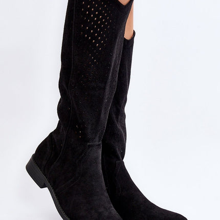 Open-work Boots Step in style