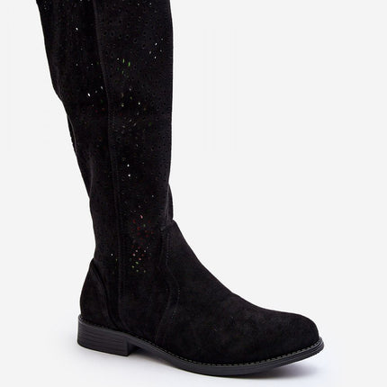 Open-work Boots Step in style