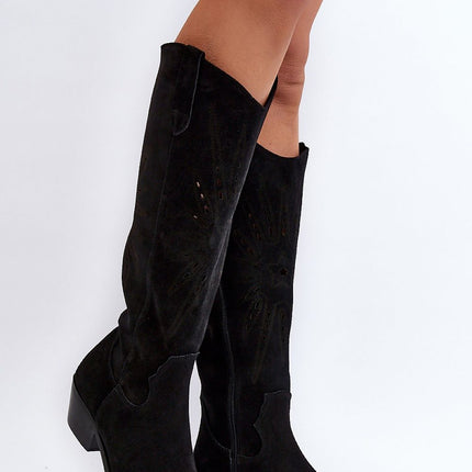 Open-work Boots Step in style