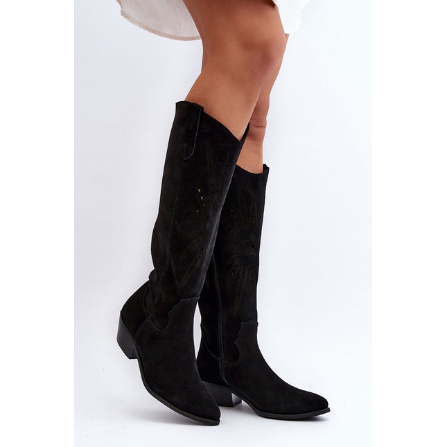 Open-work Boots Step in style
