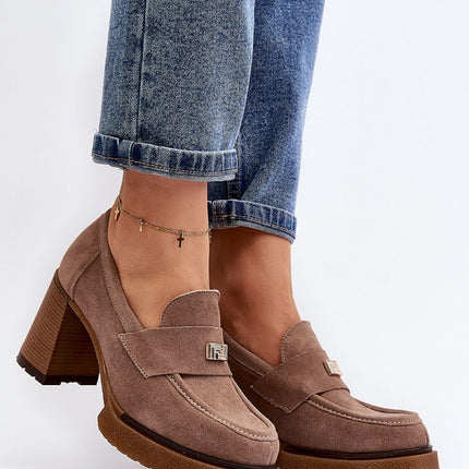 Heeled low shoes Step in style