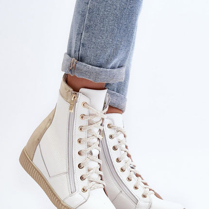 Wedge heel sneakers Step in style