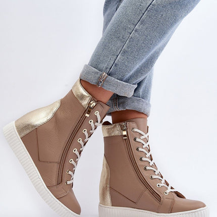 Wedge heel sneakers Step in style