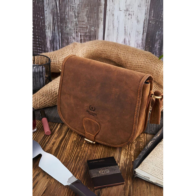 Natural leather bag Galanter