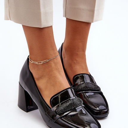 Block heel pumps Step in style