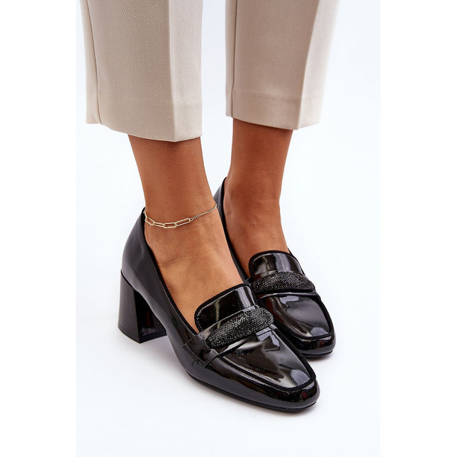 Block heel pumps Step in style