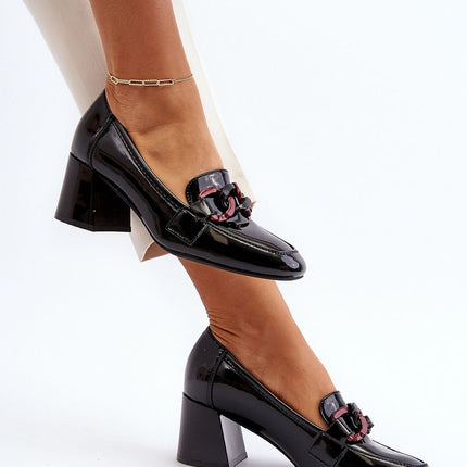 Block heel pumps Step in style