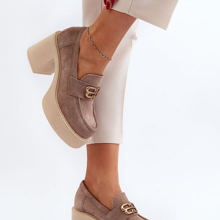 Heeled low shoes Step in style