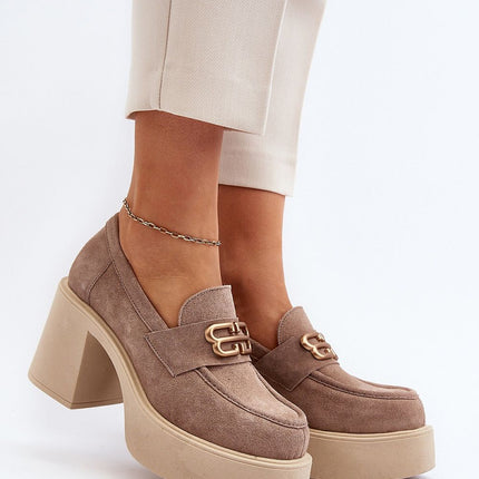 Heeled low shoes Step in style