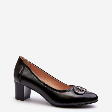 Block heel pumps Step in style