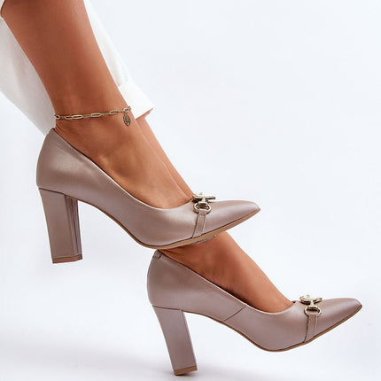 Block heel pumps Step in style