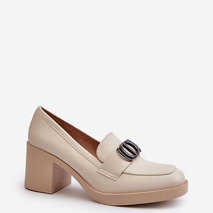 Heeled low shoes Step in style