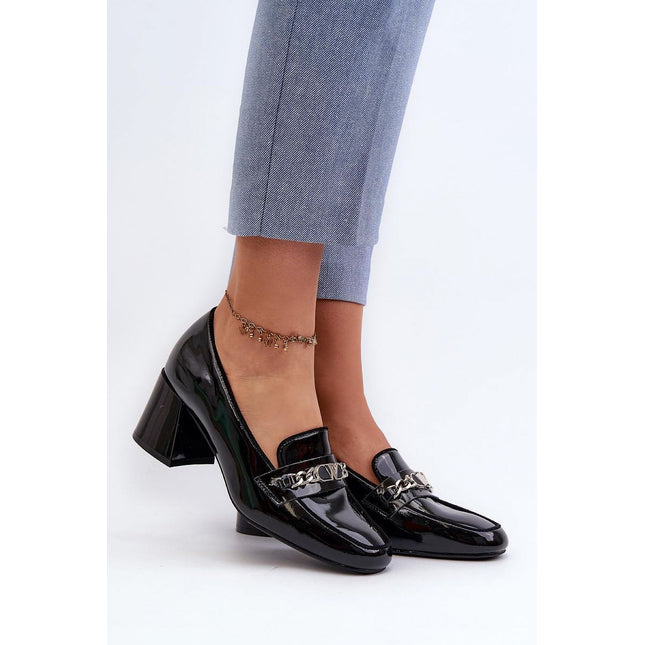 Block heel pumps Step in style