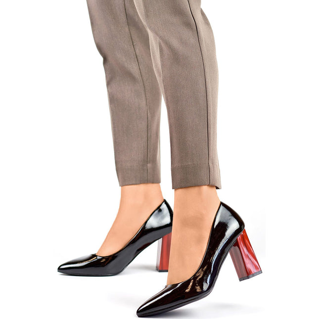 Block heel pumps PRIMO