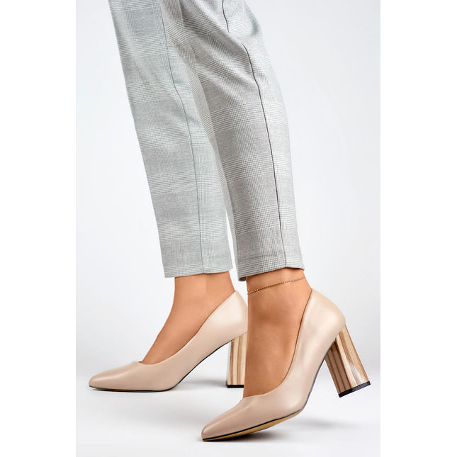 Block heel pumps PRIMO