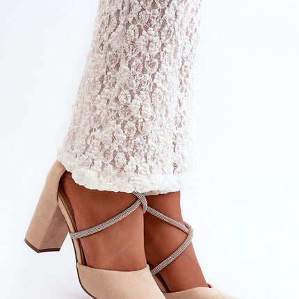 Block heel pumps Step in style