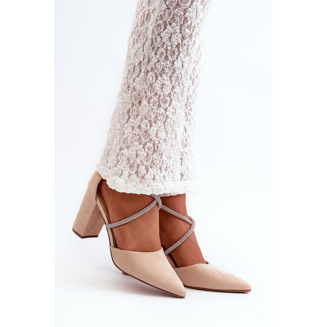 Block heel pumps Step in style