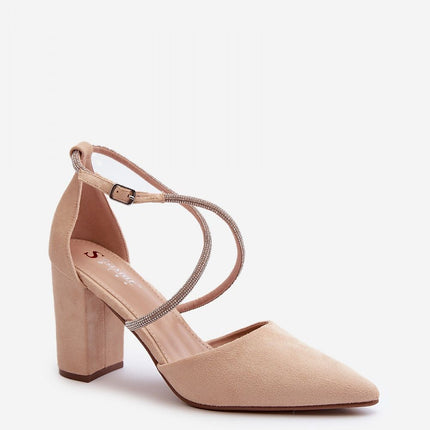 Block heel pumps Step in style