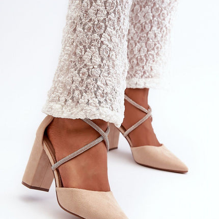 Block heel pumps Step in style