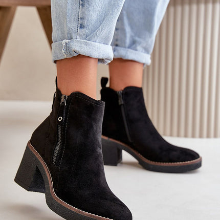 Heel boots Step in style