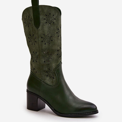 Open-work Boots Step in style