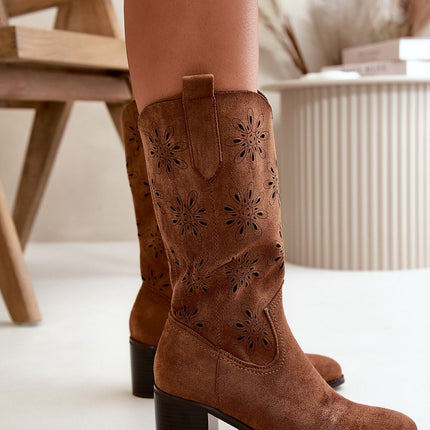 Open-work Boots Step in style