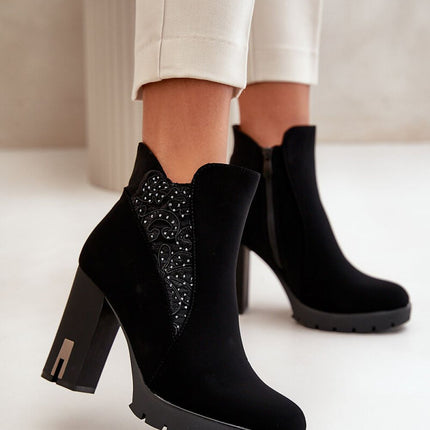 Heel boots Step in style