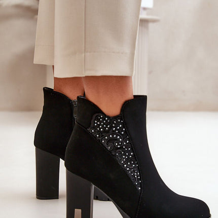 Heel boots Step in style