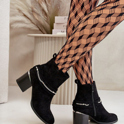 Heel boots Step in style