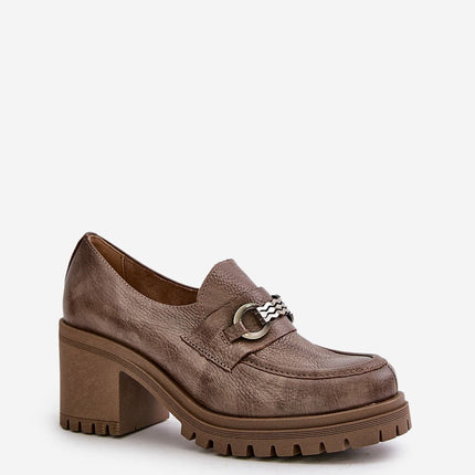 Heeled low shoes Step in style