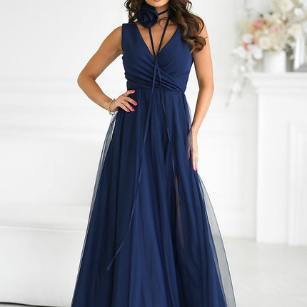 Long dress Bicotone
